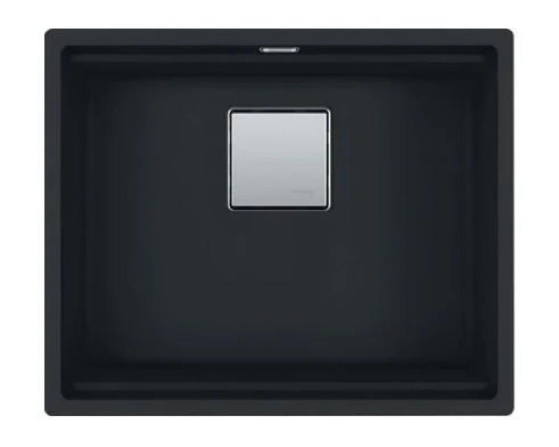 Franke Cube KNG 110.52 évier noir mat 52x42 granit sous plan 125.0627.319