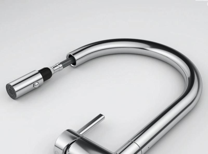 Franke Active J Robinet de cuisine chromé avec douchette extractible 115.0653.401