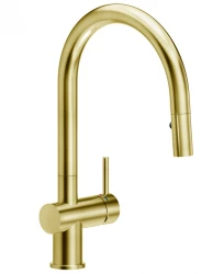 Robinet de cuisine Reginox Flint pvd gold avec bec pivotant et extractible R36013