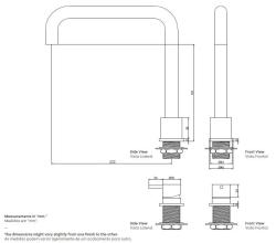 Waterevolution Flow Mitigeur de cuisine 2 trous chrome T151H01