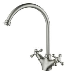 AquaTrimo Windsor mitigeur de cuisine classique avec bec rond acier inoxydable 21WS7652NM