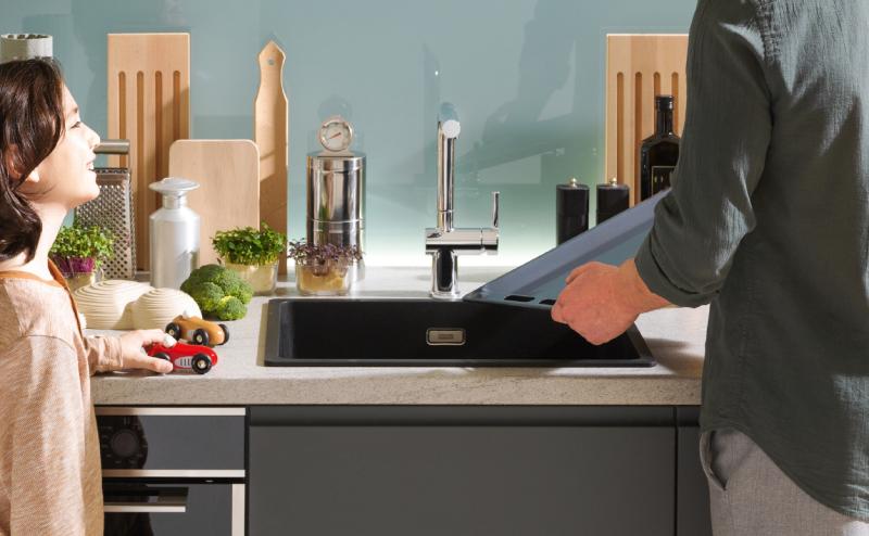 Franke Maris MRG 110-52 Fragranite Matt noir évier sous plan