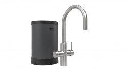 Franke Maris water hub chaudière 4L 3-en-1 avec robinet d'eau bouillante électronique tactile en acier inoxydable 160.0702.531.