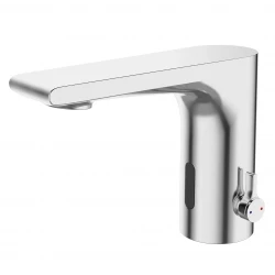 Aquadesign Robinet senseur électronique pour lavabo alimenté par batterie ou secteur chrome 1208958186