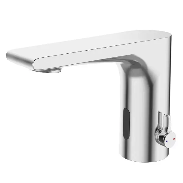 Aquadesign Robinet senseur électronique pour lavabo alimenté par batterie ou secteur chrome 1208958186