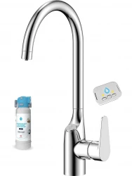 Aquadesign robinet de cuisine à filtre Chrome avec raccord pour eau filtrée, 3 fonctions 1208958194