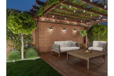 Decor Garden garland 10m AC220-240V 50-60Hz 10xE27 2x0 75mm 1208958646