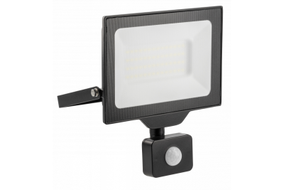 G-TECH LED floodlight with motion sensor,50W,5000lm,AC220-240V,50/60 Hz,PF>0,9,RA>80,IP65,120°,6000K,black 1208959179