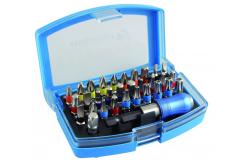 Hoegert Ensemble de 32 embouts de tournevis en acier S2 1208959902