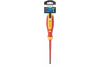 Insulated slotted screwdriver 3x100 mm, 1000 V,CrMo steel