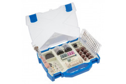 Hoegert Ensemble d'accessoires de rechange pour la mini-meuleuse, 155 pièces. 1208960202