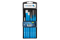 Hoegert Ensemble de ciseaux et de poinçons 6 pièces en CrV 1208960301