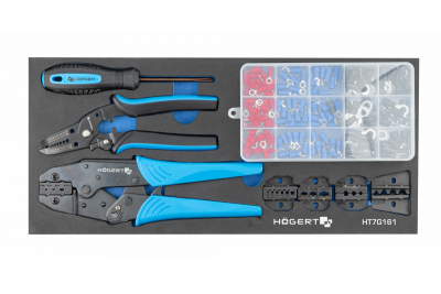 Hoegert 7-drawer tool cabinet with a side door with accessories 544 pcs. 1208962010