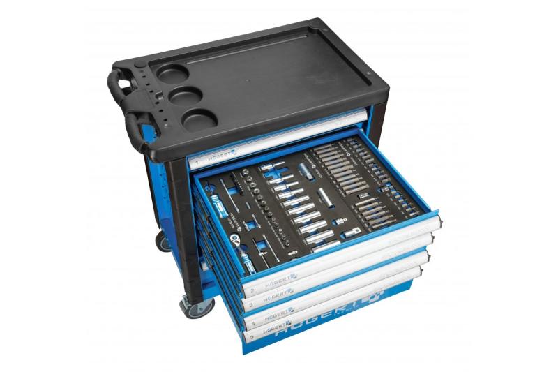 Hoegert Armoire à outils 214 pièces 1208962013