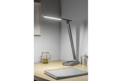 Decor Lampe de bureau Bressi 8W 450lm AC220-240V 3-CCT Chargement sans fil USB PF>0 5 RA>80 Gris 1208962480