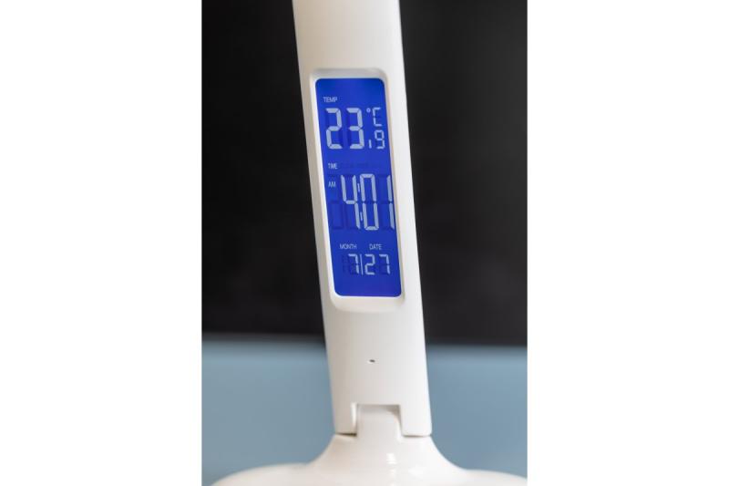 Decor Lampe de table GALACTIC LED 5W 240lm AC220-240V 50/60Hz couleurs changeables (3000K 4000K 6000K) calendrier alarme thermomètre corps blanc 1208962484