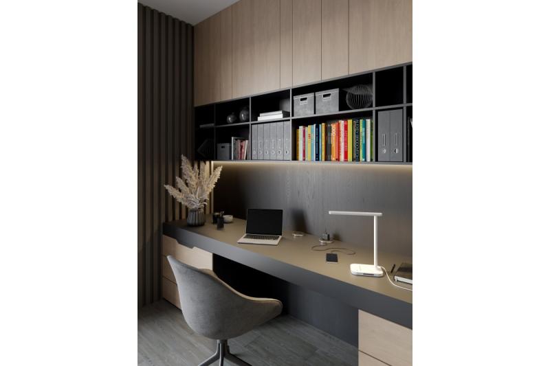 Decor Lampe de bureau Gale 8 W 550lm AC220-240V 5-CCT 10 niveaux de gradation PF>0,5 RA>80 blanc. 1208962486