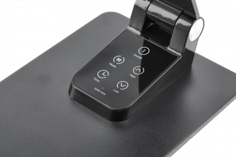 Decor Lampe de bureau Loneos 12W 700lm AC220-240V 3-CCT 5 niveaux de gradation RA>80 USB noir 1208962502