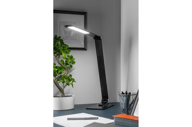 Decor Lampe de bureau Loneos 12W 700lm AC220-240V 3-CCT 5 niveaux de gradation RA>80 USB noir 1208962502