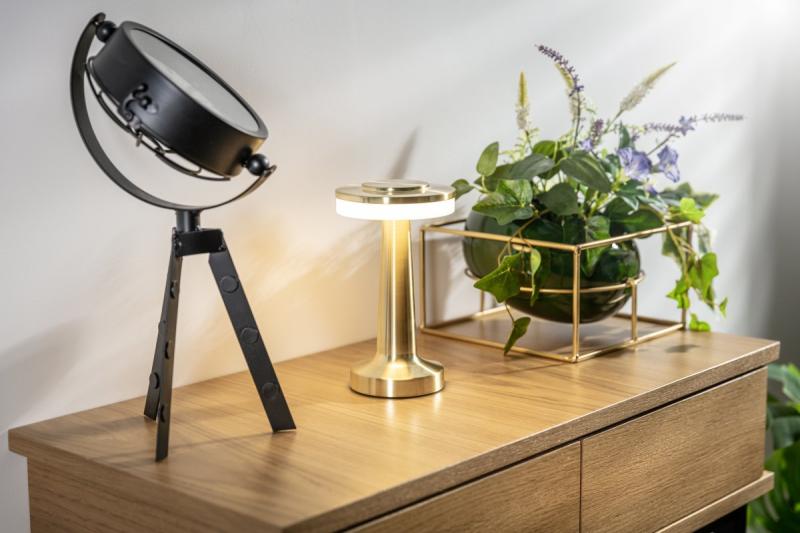 Decor Lampe de bureau Monum 3W 200lm DC 5V 1A 3000 K 3 pièces Batterie à intensité variable 1800 mAh dorée 1208962505