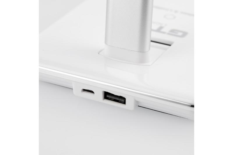 Decor Lampe de bureau Tritton 6W 340lm AC220-240V 4-CCT Charge sans fil USB PF>0 5 RA>80 blanc 1208962517