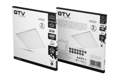 Luminaire LED ARGO, 40 W, 4000 lm, CA 220-240 V, 50/60 Hz, PF > 0,9, Ra ≥ 80, IP44, IK08, 140°, 4000 K 1208962627