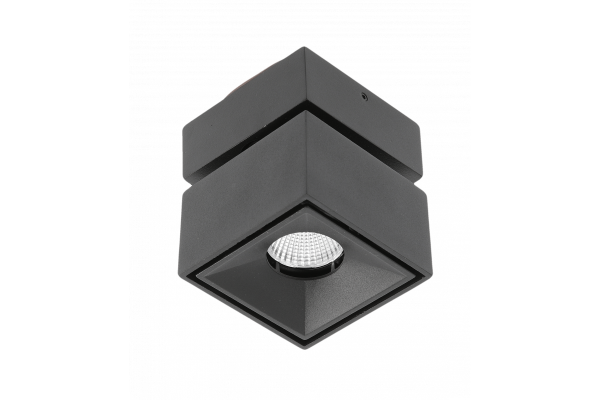 Decor Luminaire LED BIANCO 8W 680lm AC220-240V 50/60 Hz PF>0 9 Ra≥80 IP20 IK06 36° 4000K carré noir. 1208962670