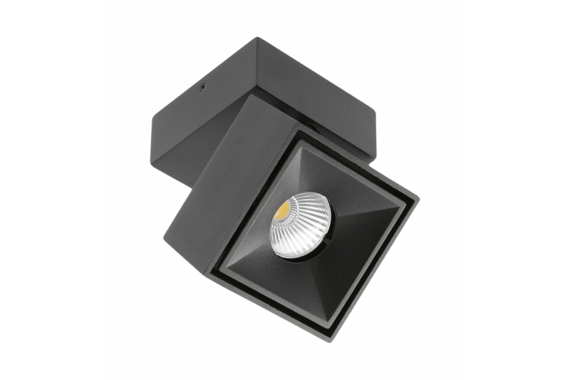 Decor Luminaire LED BIANCO 8W 680lm AC220-240V 50/60 Hz PF>0 9 Ra≥80 IP20 IK06 36° 4000K carré noir. 1208962670