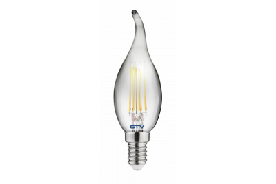 Lumière LED décorative, FILAMENT, C35L, 27006, E14, 4W, 240lm, AC220-240V/ 50-60Hz, RA>80, 360° 1208962696