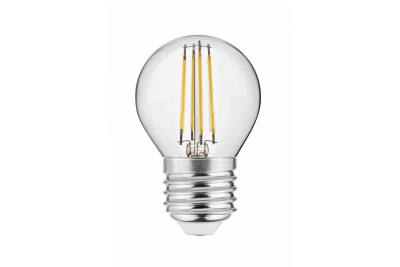 Source lumineuse LED FILAMENT, 3000K, G45, E27, 4W, AC220-240V/50-60Hz, RA>80, 360°, 400lm, PF>0,5, 35mA 1208962776