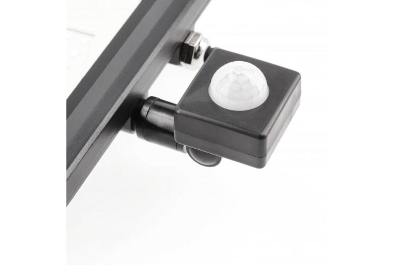 Projecteur LED iNEXT avec détecteur de mouvement 20 W 1600 lm, PF > 0,9, RA > 80, IP65, 120°, 6400 K, corps noir 1208962859