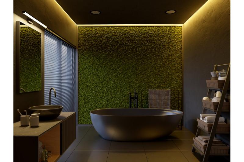 Decor Luminaire LED Catania 400mm 8W AC220-240V 50/60Hz 4000K IP44 RA >80 640lm Noir 1208962884