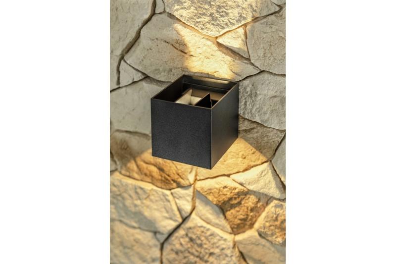 Decor Lampe LED MISSOURI-K 7W 540lm AC220-240V 50/60 Hz PF>0.5 Ra≥80 IP54 IK08 4000K carrée noire. 1208962994