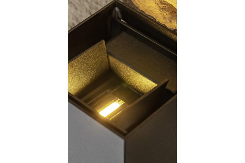 Decor Lampe LED MISSOURI-K 7W 540lm AC220-240V 50/60 Hz PF>0.5 Ra≥80 IP54 IK08 4000K carrée noire. 1208962994