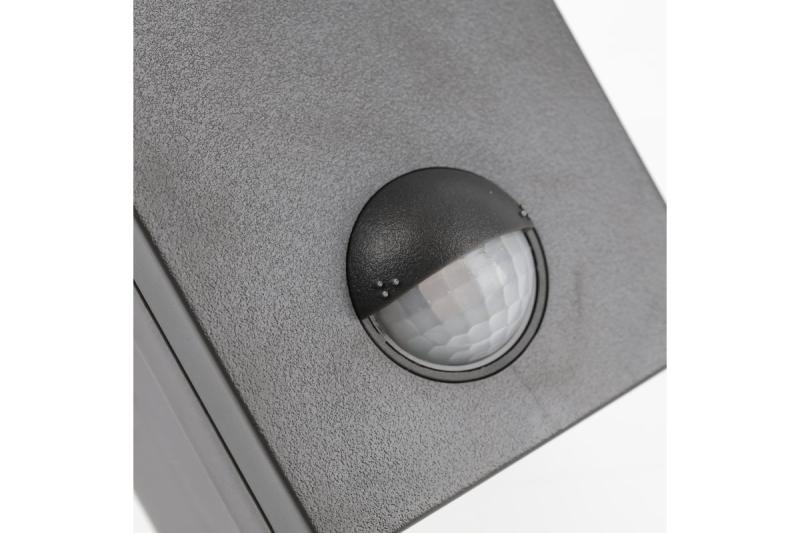 Decor Luminaire PARIS LED avec détecteur de mouvement 10W 900lm IP54 AC220-240V 50/60Hz 140° 9m 4000K noir 1208963096