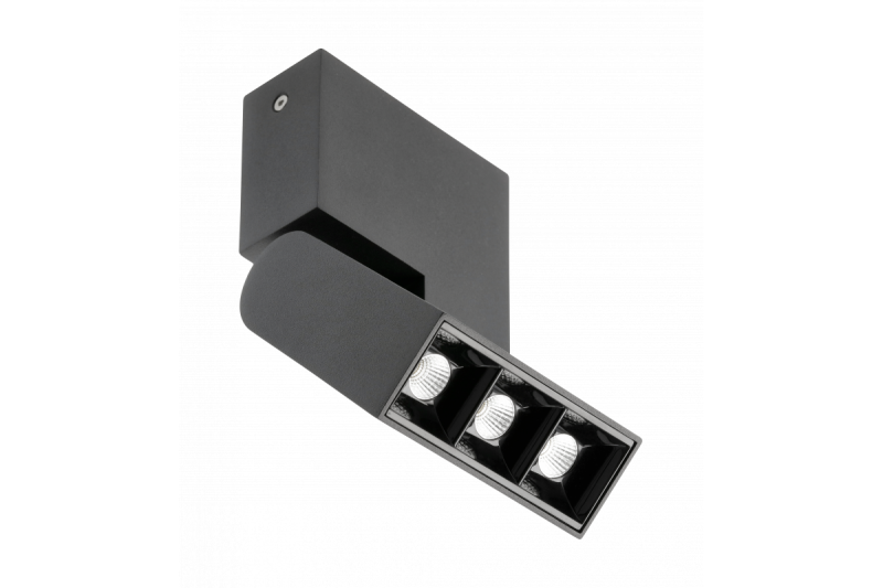 Decor Luminaire LED SIERRA 8W 720lm AC220-240V 50/60 Hz PF>0 5 Ra≥80 IP20 IK08 4000K 48° noir 1208963166