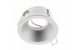 Decor Plafonnier encastré ELVA IP54 rond Ø85x45mm blanc 1208963719
