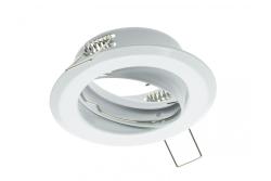 Decor Plafonnier encastré PARMA III IP20 rond blanc à angle réglable. 1208963747