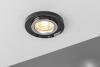 Ceiling spot light fixture PALACE II, IP20, round, black