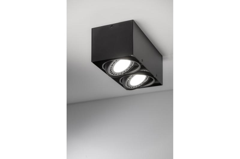Decor Luminaire PIREO N encastré DOUBLE IP20 noir/noir 1208963773
