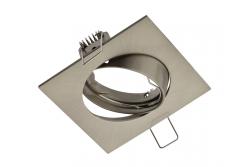 Decor Luminaire encastré au plafond PORTO-K IP20 carré en inox, réglable en angle TYPE DT10. 1208963784