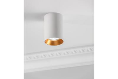 Decor Plafonnier AERO en aluminium 70x100mm IP20 max. 20W rond blanc. 1208963808