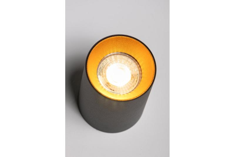 Decor Luminaire de plafond AERO II en aluminium 70x100mm IP20 max. 20W rond noir. 1208963809