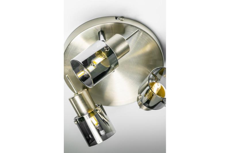 Decor Luminaire de plafond ARALIA AC220-240V 50/60 Hz G9 max.20W * 3 IP20 triple noir. 1208963812