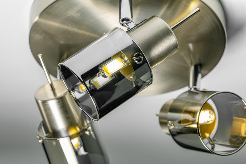 Decor Luminaire de plafond ARALIA AC220-240V 50/60 Hz G9 max.20W * 3 IP20 triple noir. 1208963812