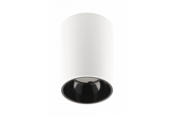 Decor Luminaire de plafond ARIES PC 73x105mm IP20 max 20W rond blanc/noir. 1208963818