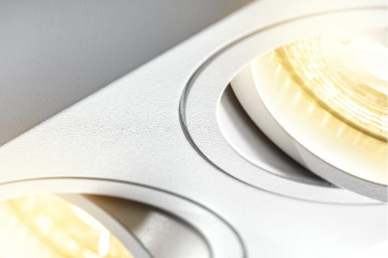 Decor Luminaire de plafond AVEIRO DUO en aluminium 160x80x85mm IP20 max 20W*2 carré blanc. 1208963825