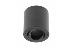 Decor Ceiling fixture AVEIRO aluminium 80x85mm IP20 max 20W round black 1208963830