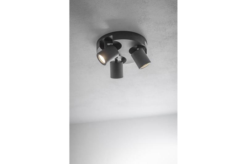 Decor Luminaire de plafond BLINK AC220-240V 50/60 Hz GU10 max. 20W*3 IP 20 triple noir 1208963844