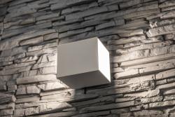 Decor Applique murale CAMPIONE en aluminium G9 IP20 max. 40W IP20 carré blanc. 1208963850